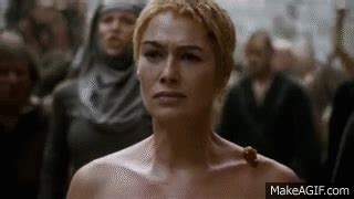 Game of Thrones 5x10 Cersei Lannister The Naked Walk of。